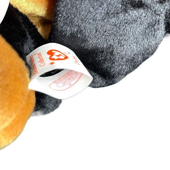 TY Beanie Baby Babies DOBY the Doberman Dog Puppy RETIRED Vintage Tush Tag Stamp - Picture 10 of 10